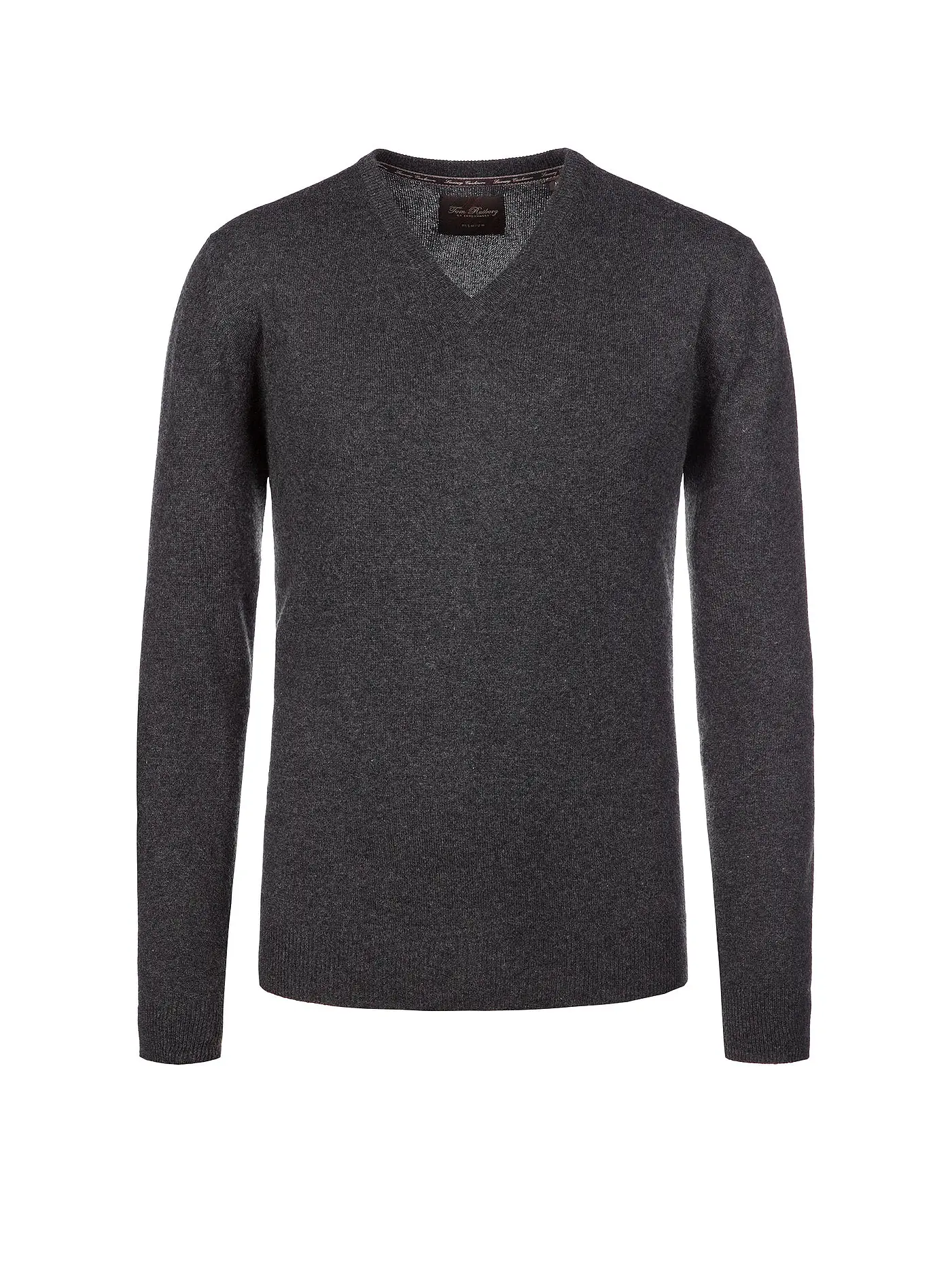 TOM RUSBORG | Kaschmirpullover | grau